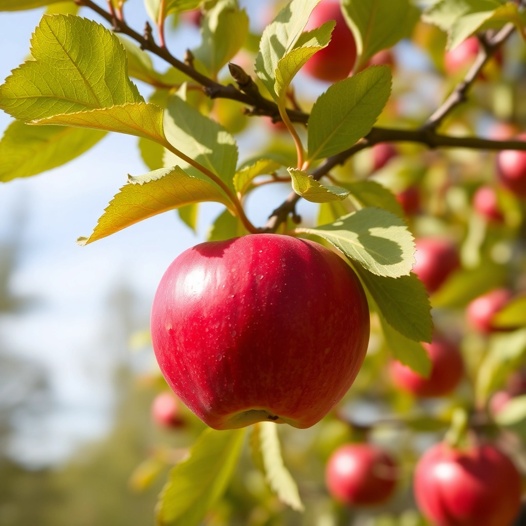 HD iPhone AI Apple On Tree Masterful Wallpaper Pic